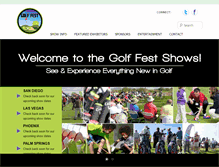 Tablet Screenshot of golffestshow.com